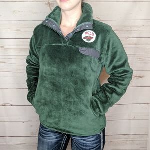 NHL Minnesota Wild Hockey 1/4 Button Pullover